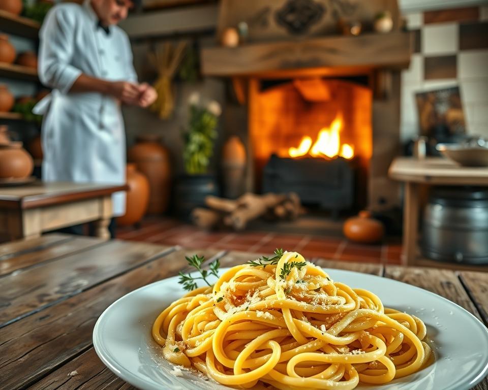 Origens Italianas do Fettuccine Alfredo