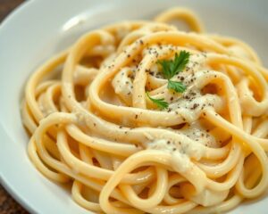 Receita de Fettuccine Alfredo