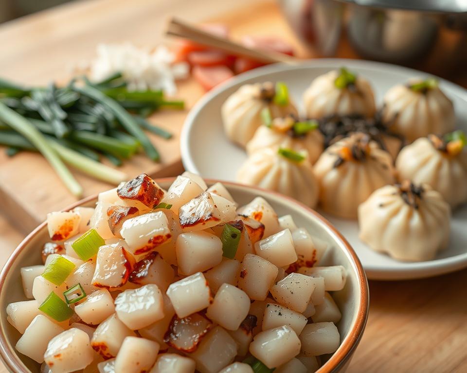 Takoyaki ingredientes