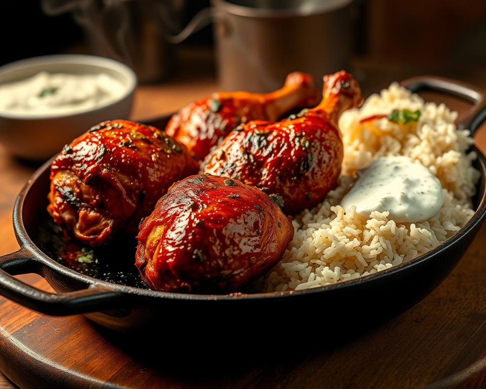 Tandoori Chicken cozimento