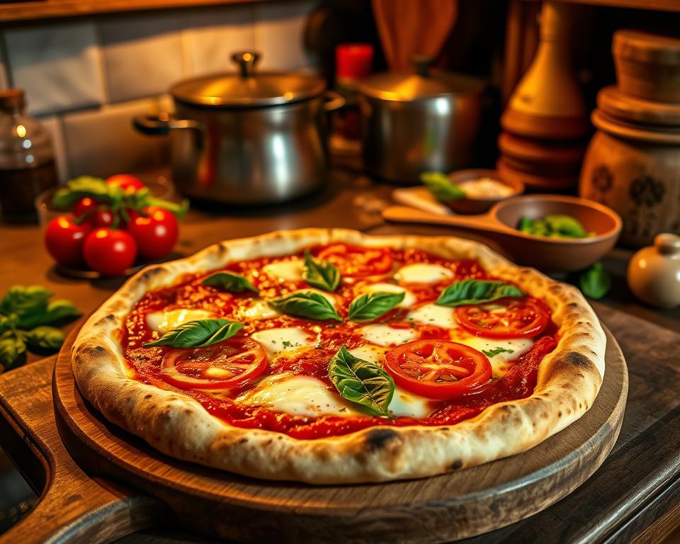 história da pizza Margherita