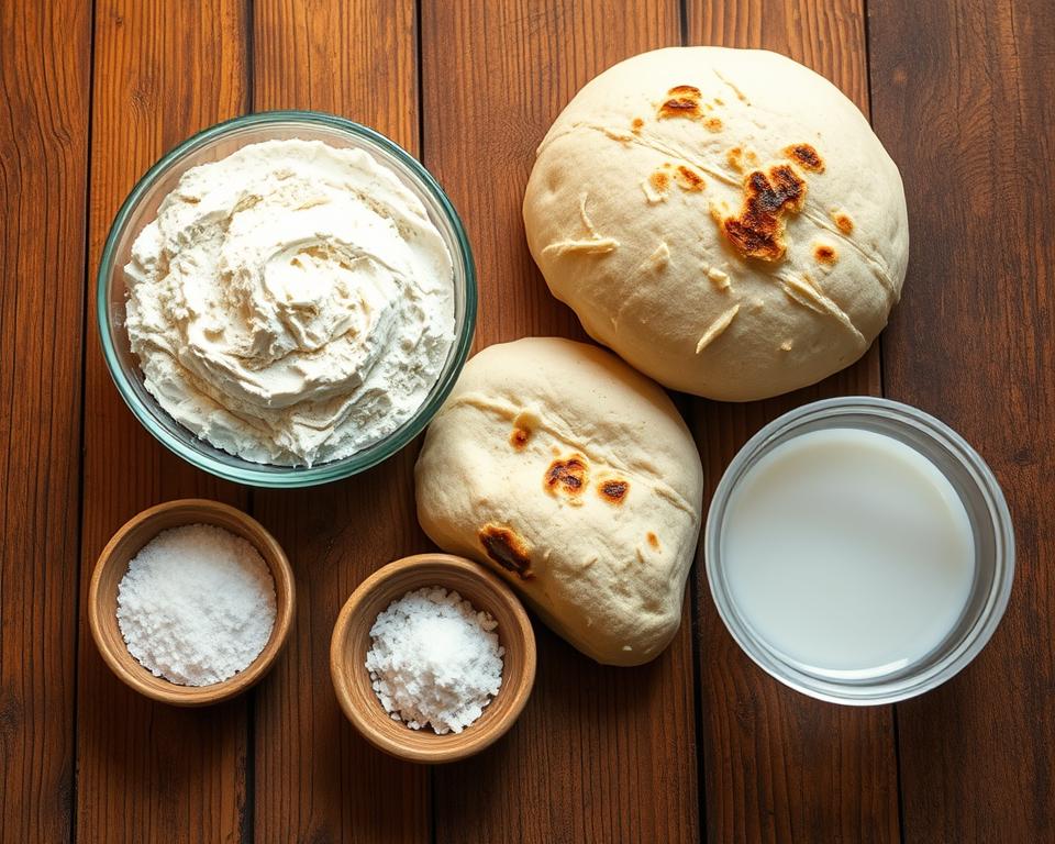 ingredientes do Naan