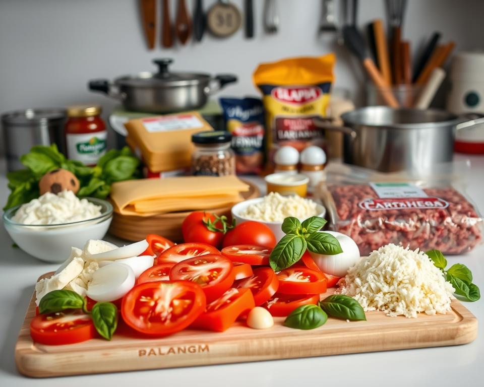 ingredientes para lasanha