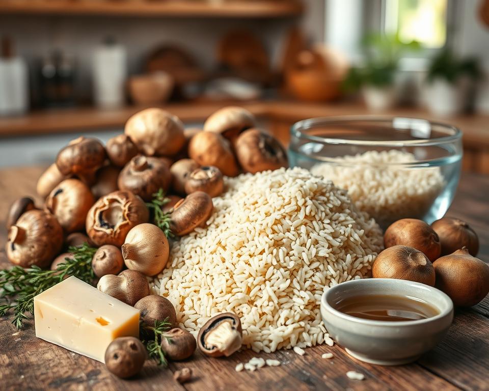 ingredientes para risoto